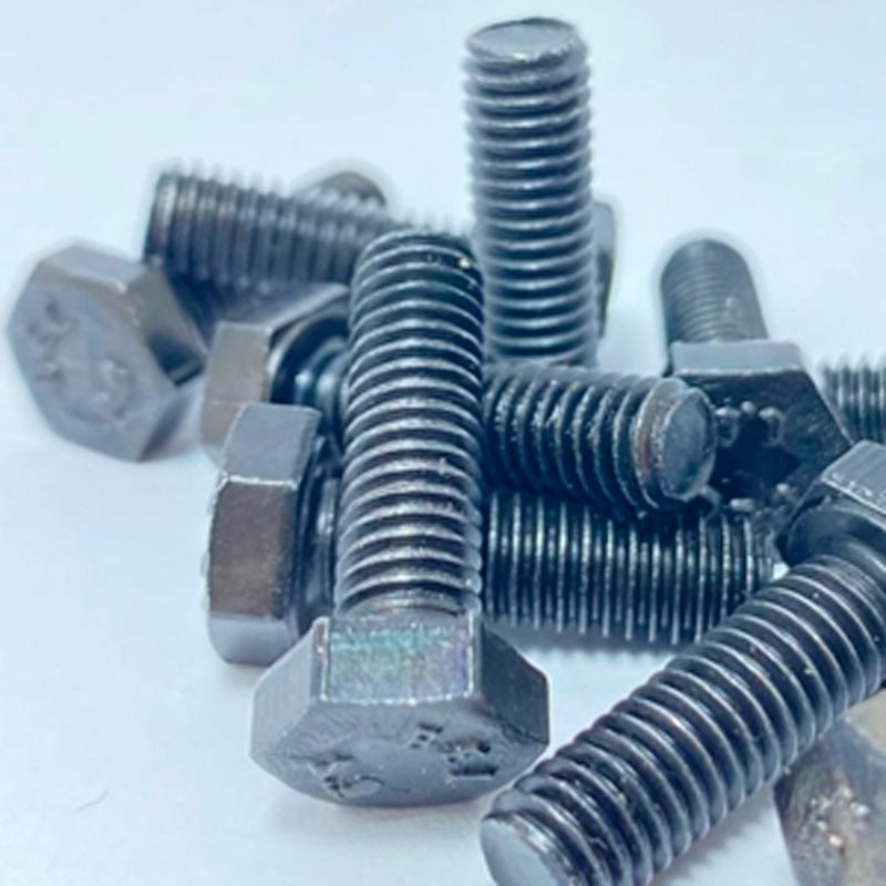 Peças com acabamento preto de zincagem preta trivalente